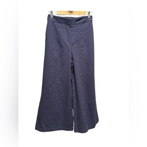 NWT, Good Luck Gem Navy Women's Wide Leg Cropped Pant